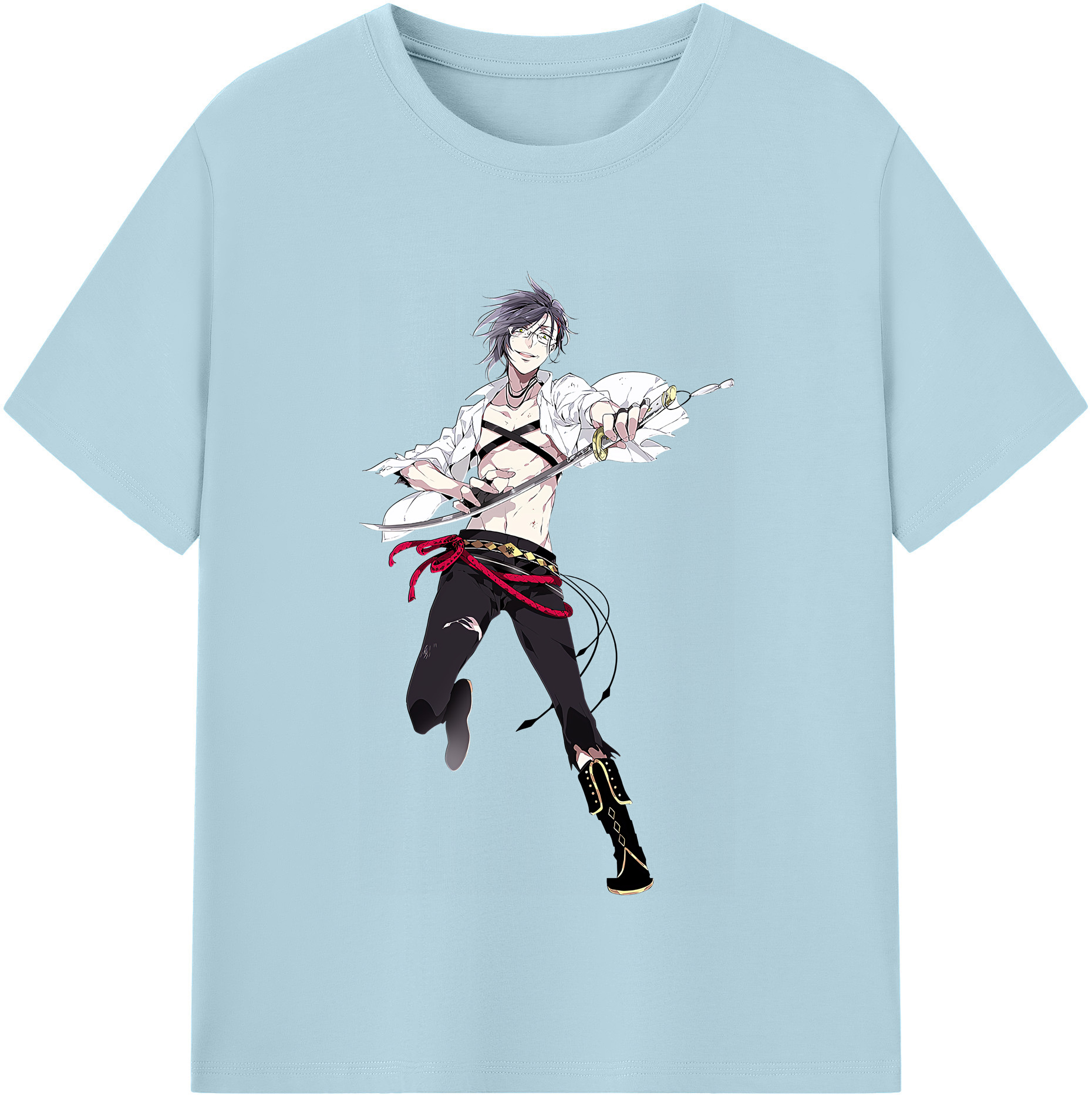 （画像用） 刀剣乱舞 Touken Ranbu 綿100％半袖Tシャツ（フロントプリント）